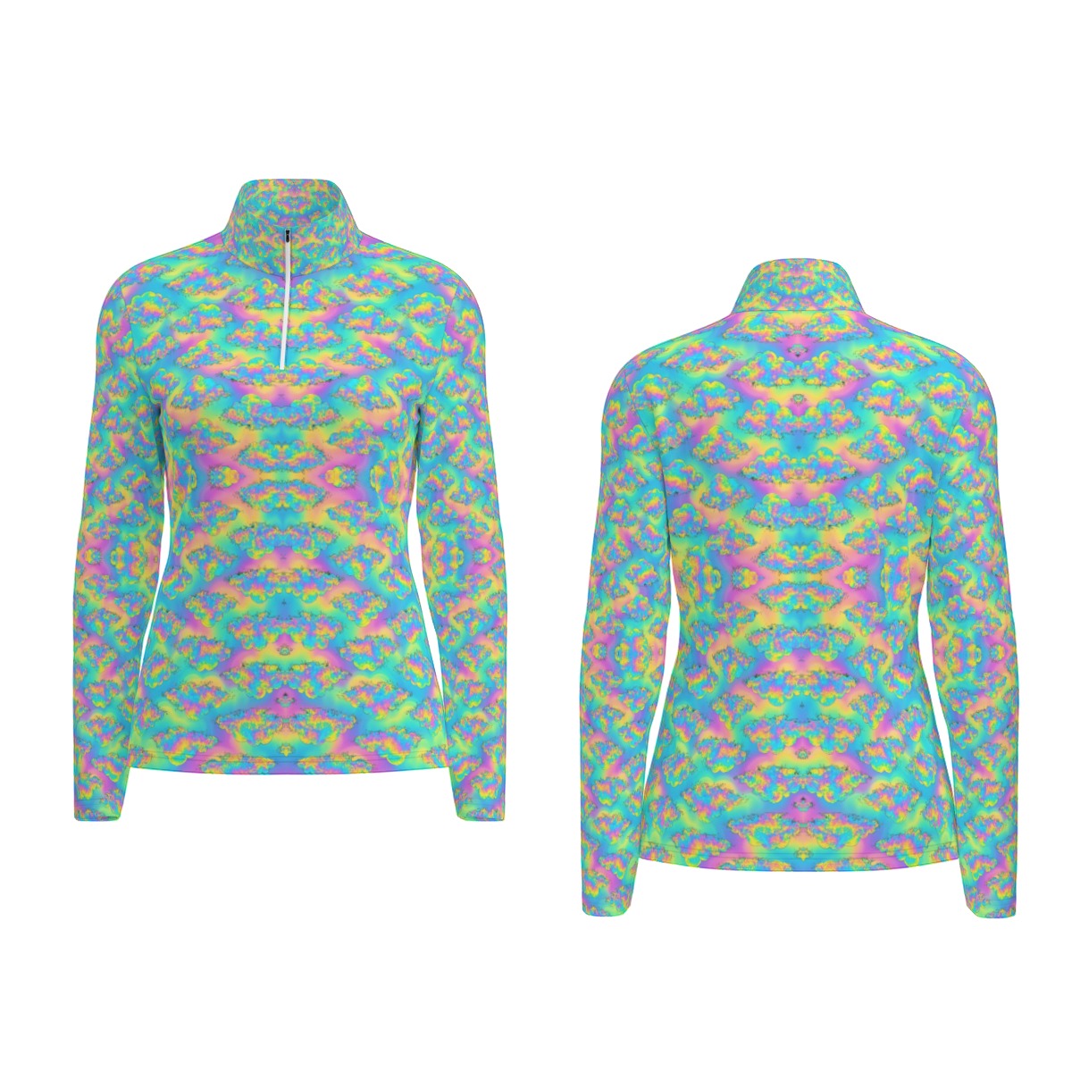 Women's Sports Collar Jersey With Long Sleeve