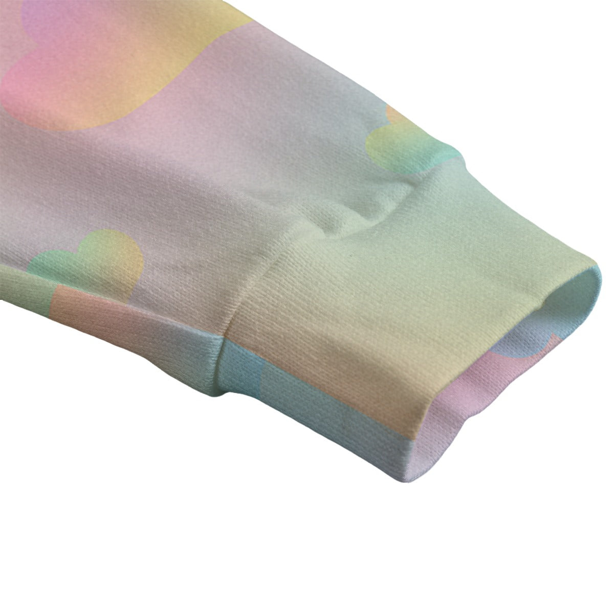 Unisex V-neck Knitted Fleece Cardigan With Button Closure