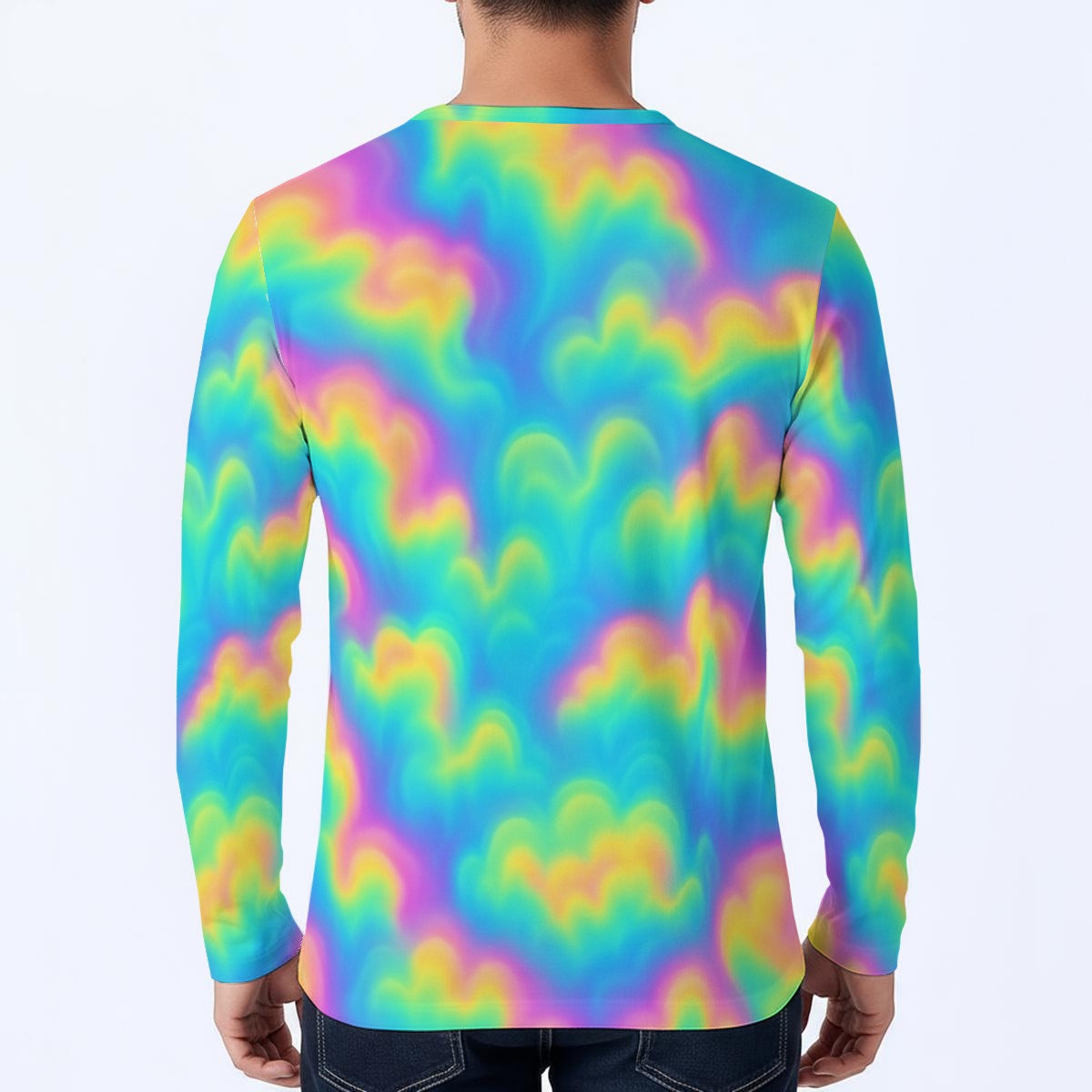 Men's Classic Long-Sleeve Henley Shirt