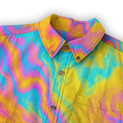 Men's Casual Lapel Long Sleeve Shirt|125GSM Cotton