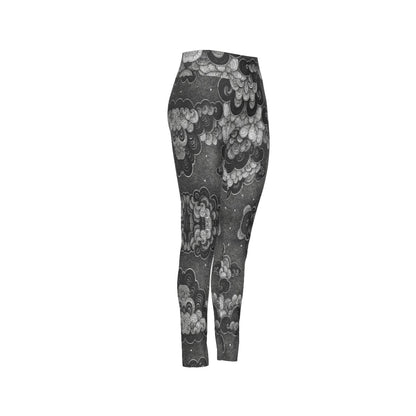 Women's High Waist Leggings | Side Stitch Closure
