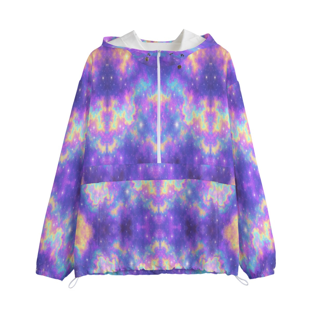 Unisex Pullover Jacket With Zipper Closure