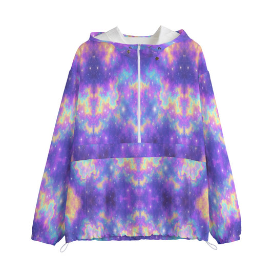 Unisex Pullover Jacket With Zipper Closure