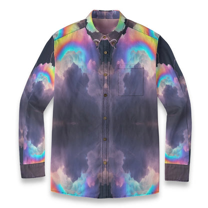 Men's Casual Lapel Long Sleeve Shirt|125GSM Cotton