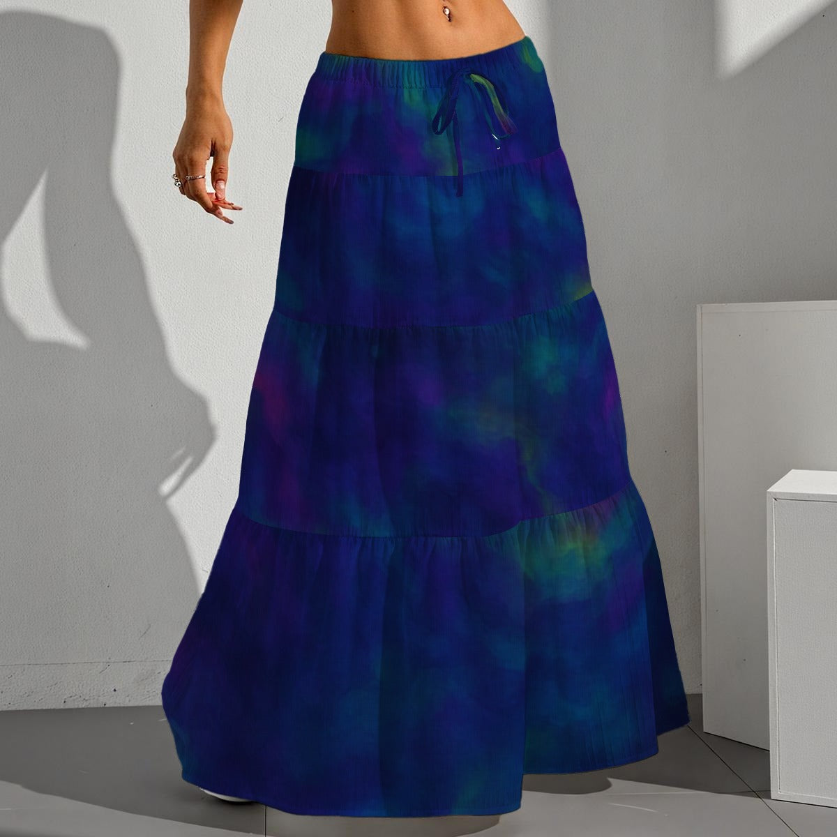 Women's Pleated Long Skirt