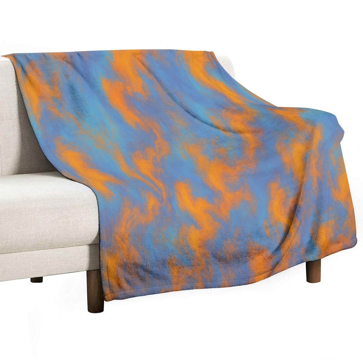 Unisex Single-Side Printing Flannel Blanket