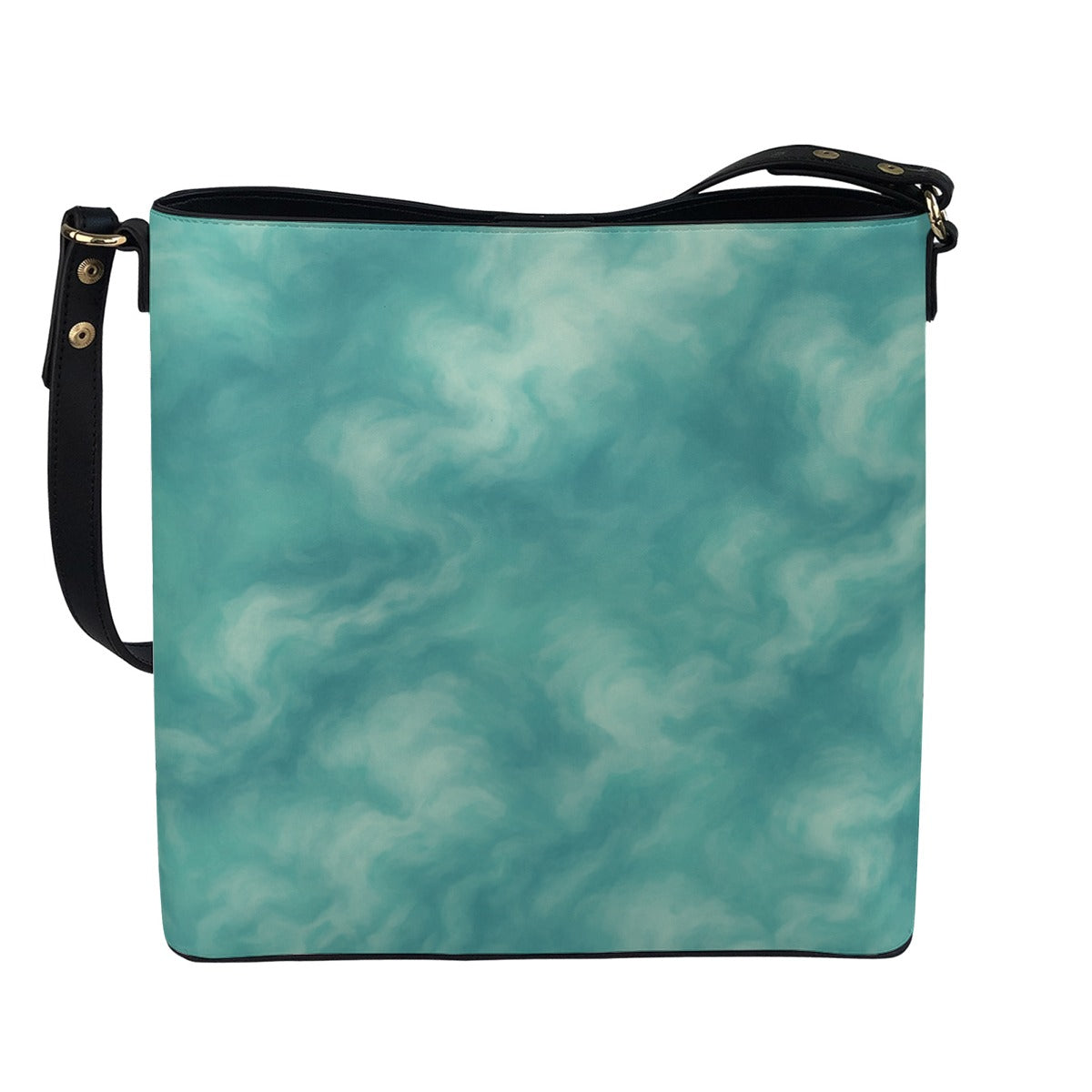 Unisex Minimalist Square Crossbody Bucket Bag