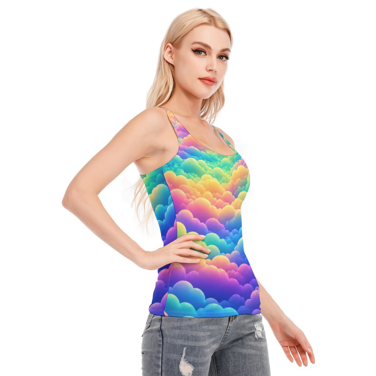Women's Racer Vest | 190GSM Cotton