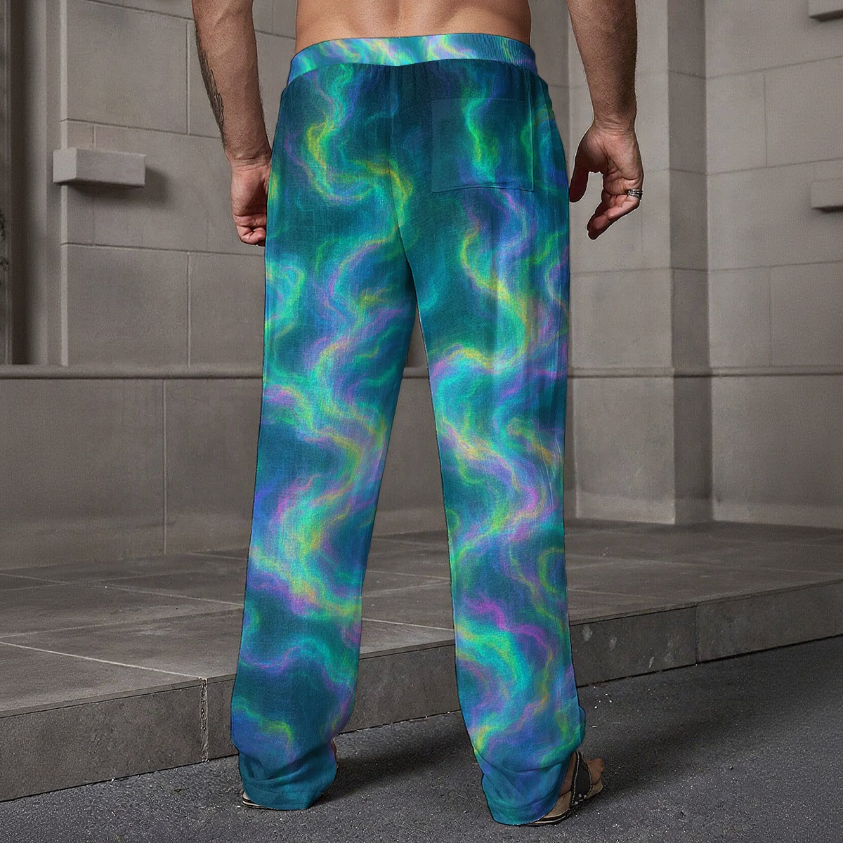 Men's Loose Casual Pants With Pocket