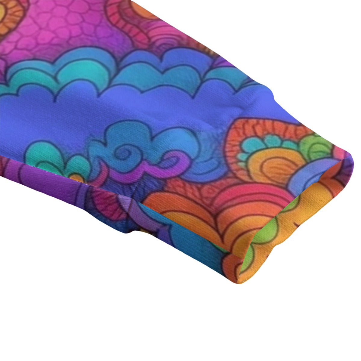 Unisex V-neck Knitted Fleece Cardigan With Button Closure