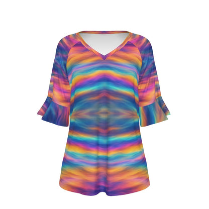 Women's T-shirt With Bell Sleeve