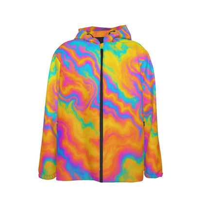 Men's Hooded Zipper Windproof Jacket