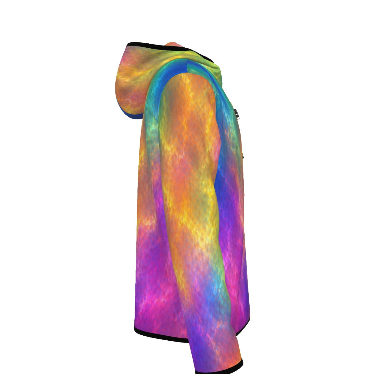 Men's Stylish Hoodie with Thumb Hole Design - view 3