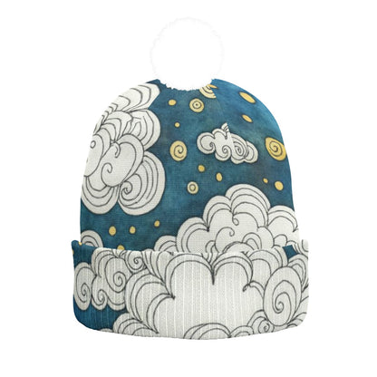 Unisex Knitted Hat With Pom-Pom