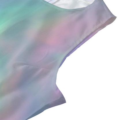 Women's Beach Perspective Chiffon Sleeveless Dress