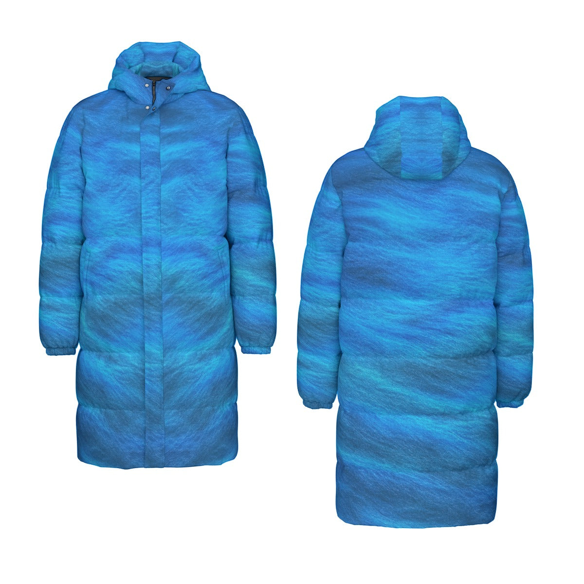 Unisex Long Down Jacket