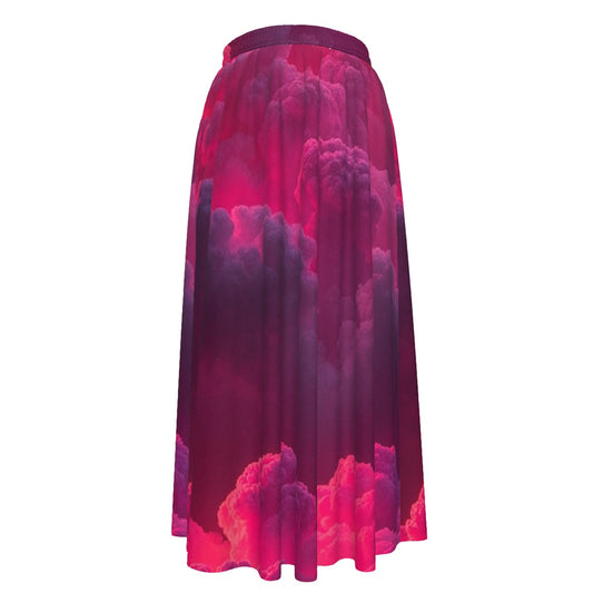 Women's Maxi Chiffon Skirts With Lining