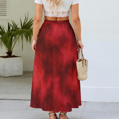 Women's Maxi Chiffon Skirts With Lining