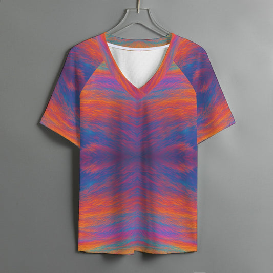 Women's V-neck T-shirt With Short Sleeve