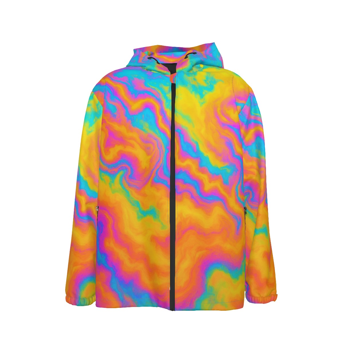 Men's Hooded Zipper Windproof Jacket