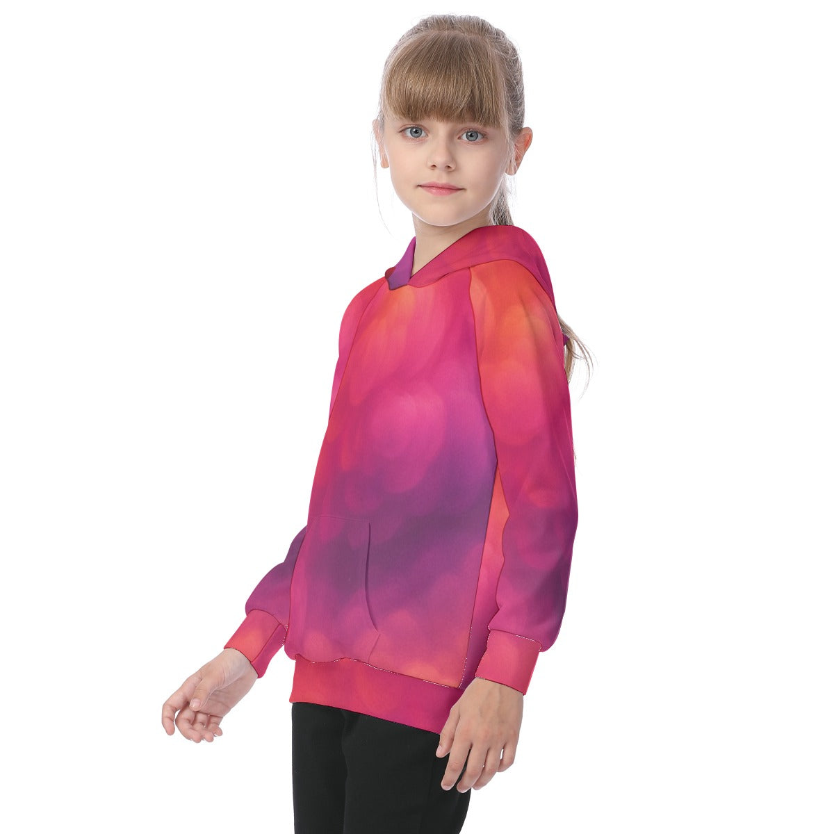 Unisex Kid's Raglan Pullover Hoodie