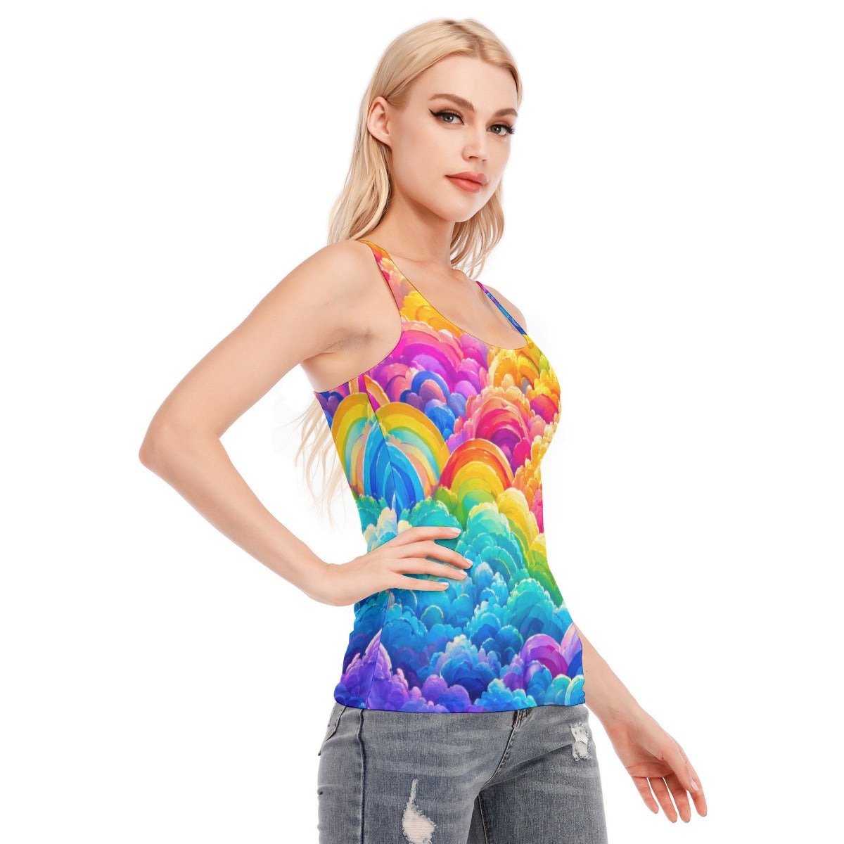 Women's Racer Vest | 190GSM Cotton