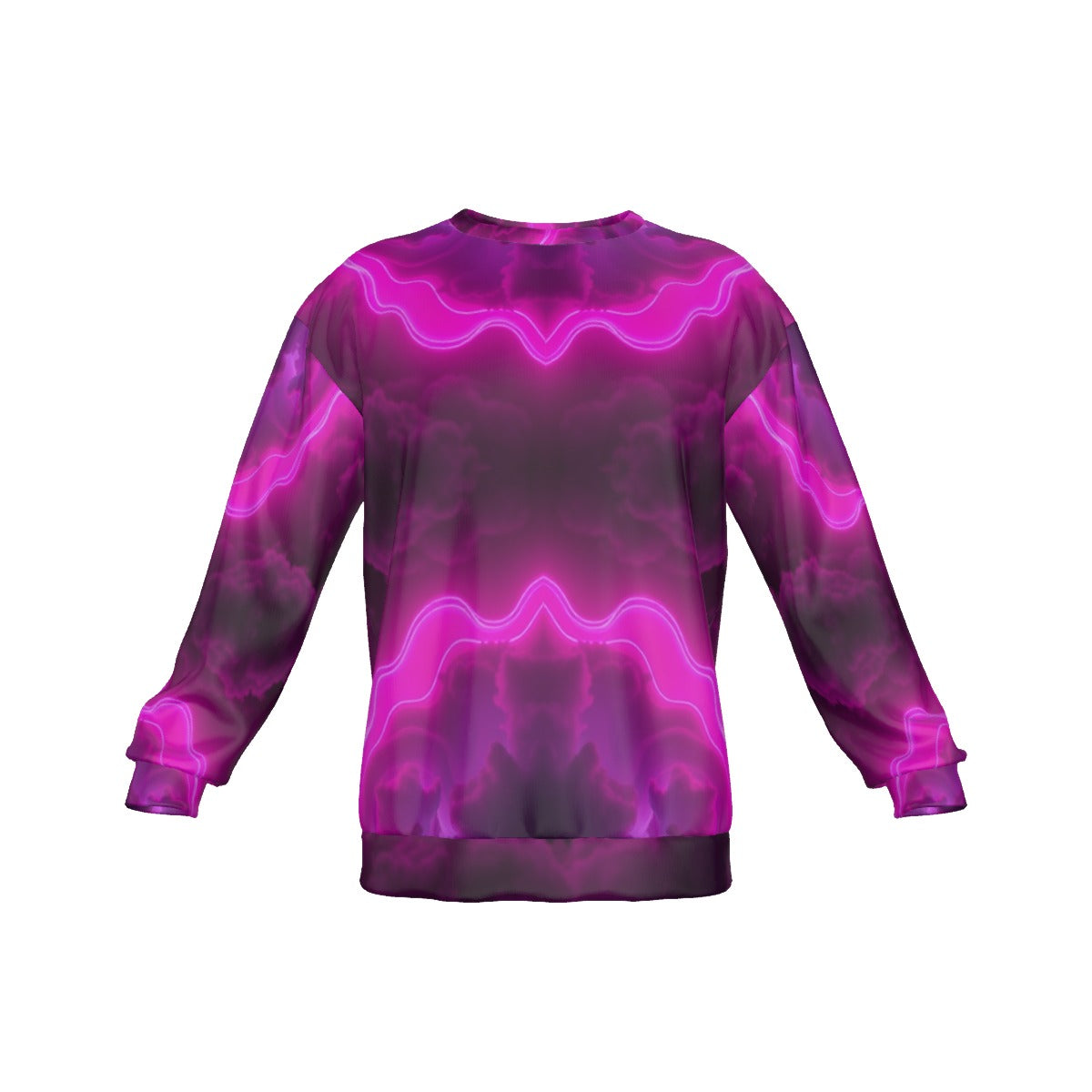 Men's Drop Shoulder Round Neck Long-Sleeved Sweatshirt