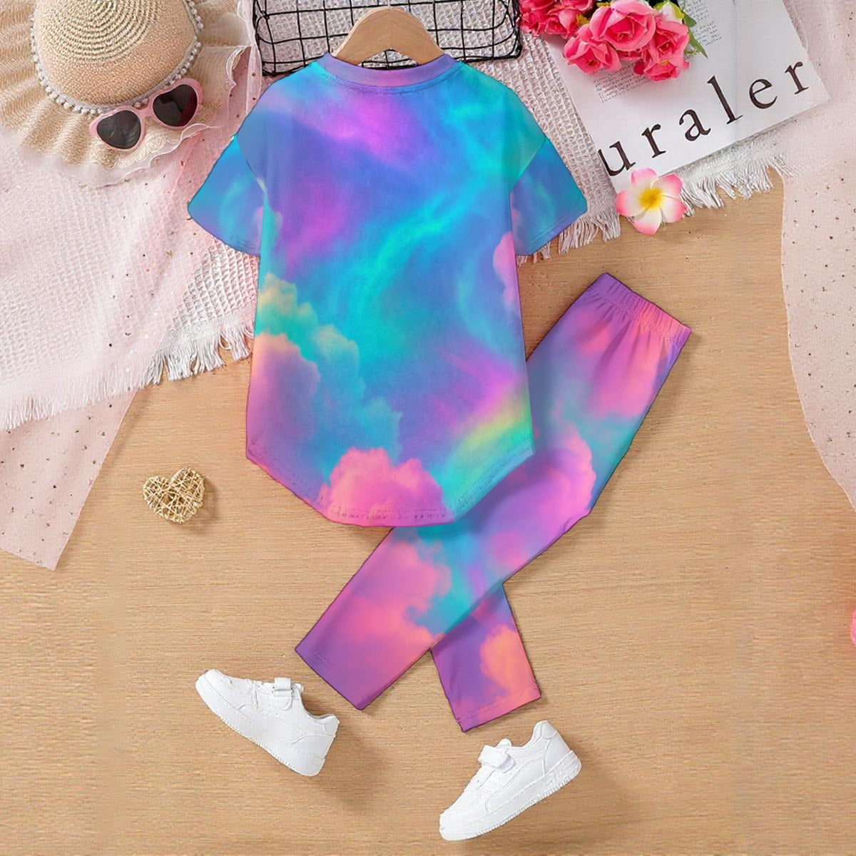 Unisex Kids' Casual Top and Pants Set