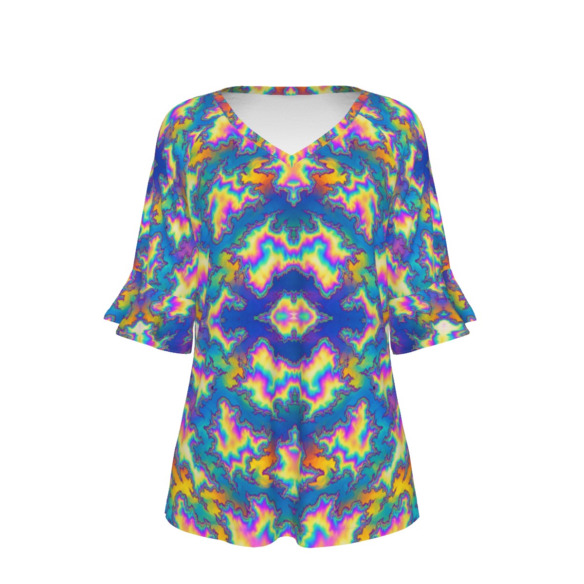 Women's T-shirt With Bell Sleeve