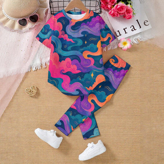 Kids' Casual Top and Pants Set