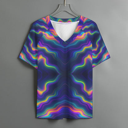 Women's V-neck T-shirt With Short Sleeve