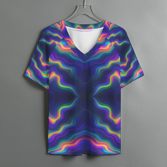 Women's V-neck T-shirt With Short Sleeve