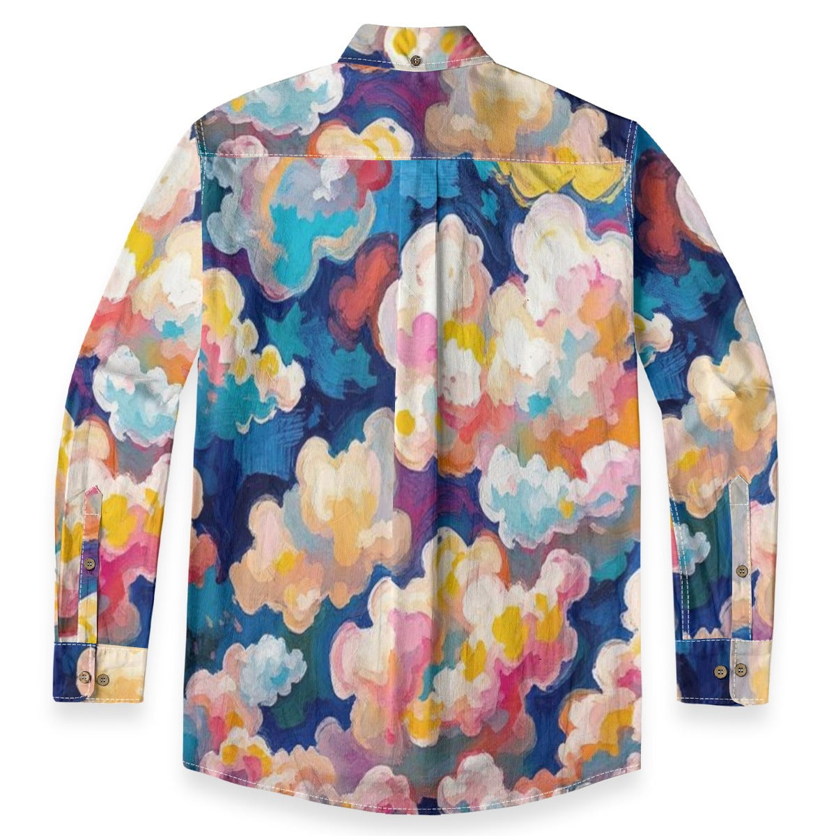 Men's Casual Lapel Long Sleeve Shirt|125GSM Cotton