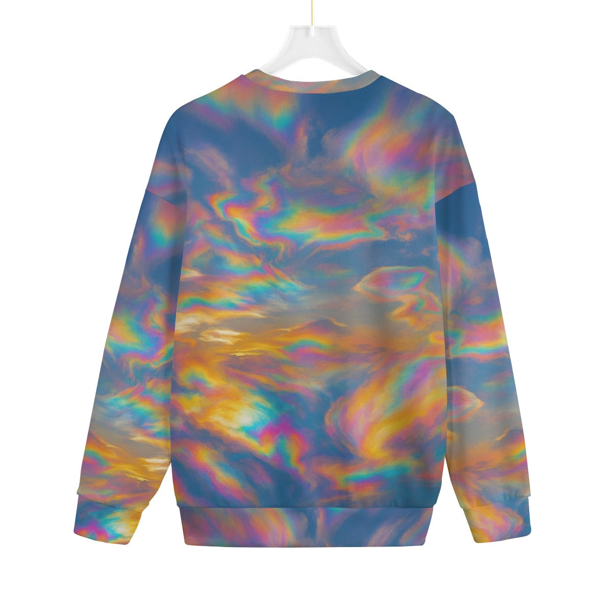Unisex Drop-shoulder Knitted Fleece Sweater - view 2