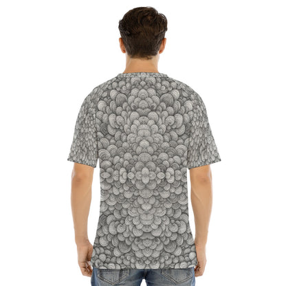 Men's Raglan Sleeve T-shirt With Button Closure