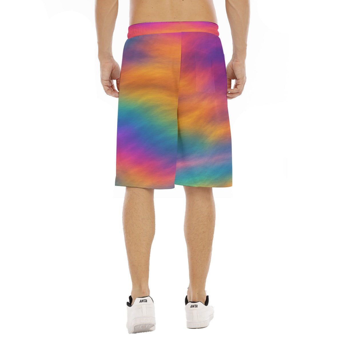 Men's Tether Loose Shorts With Pocket