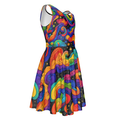 Unisex Kid's Sleeveless Vest Dress