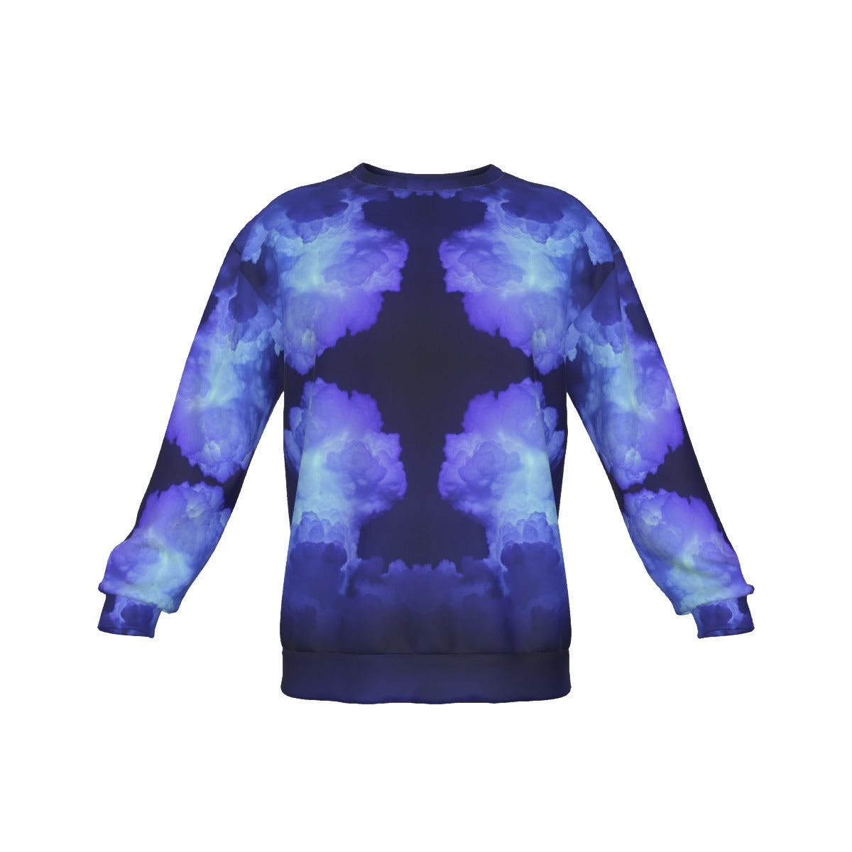 Men's Drop Shoulder Round Neck Long-Sleeved Sweatshirt