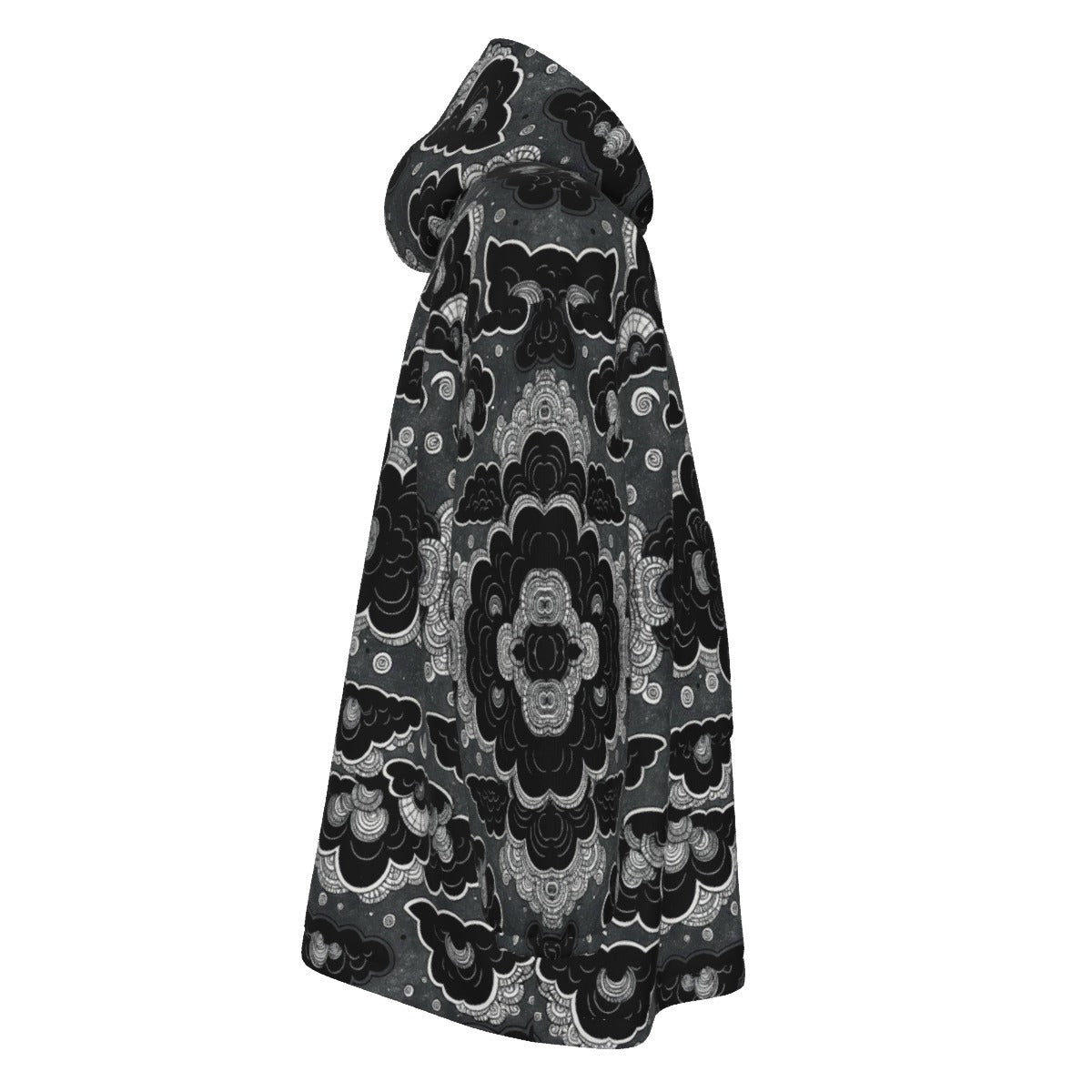 Unisex Sherpa Fleece Hoodie Blanket