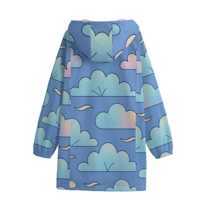 Unisex Windbreaker Long Jacket