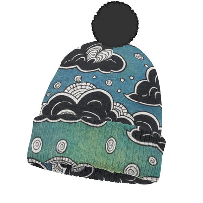 Unisex Knitted Hat With Pom-Pom