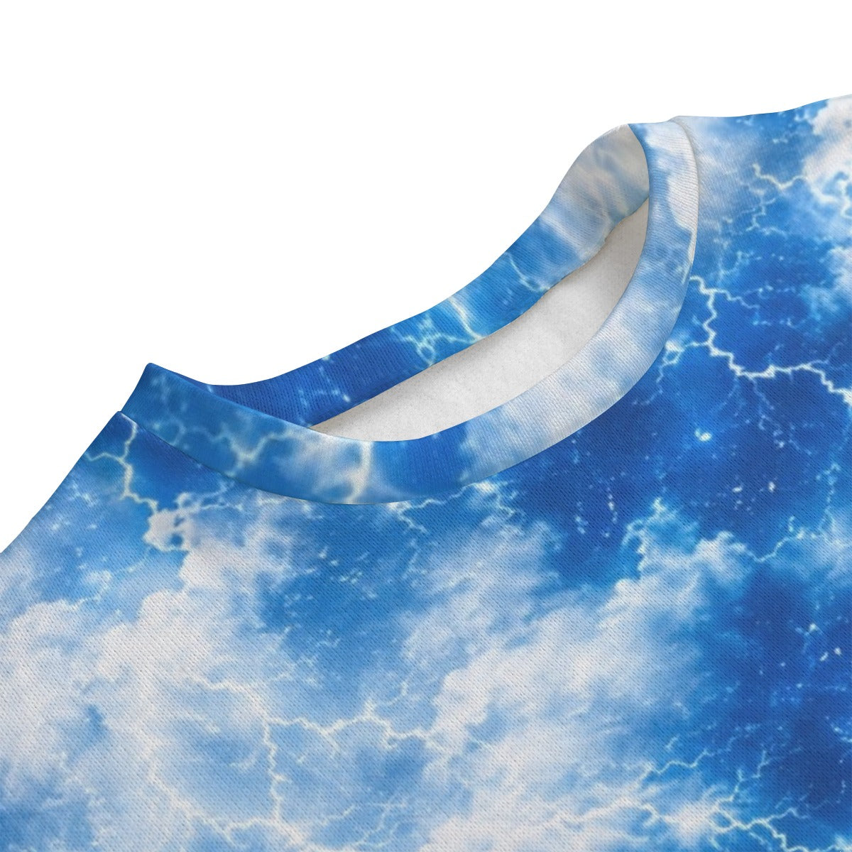 Unisex Drop-shoulder Knitted Fleece Sweater - view 3