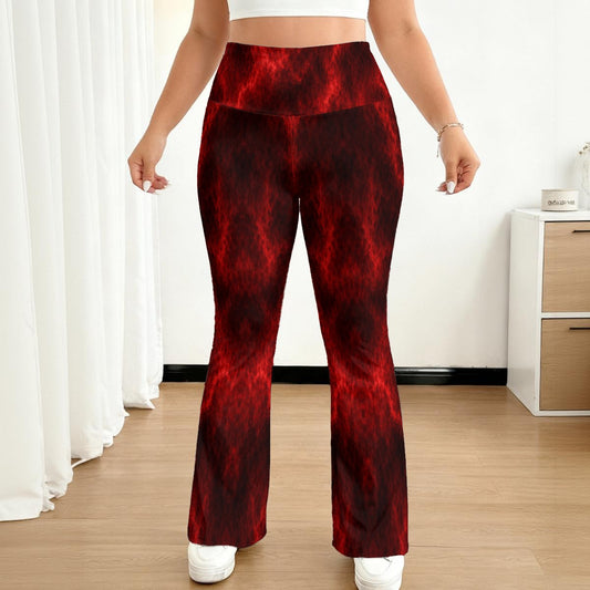 All-over print Women's Flare Yoga Pants