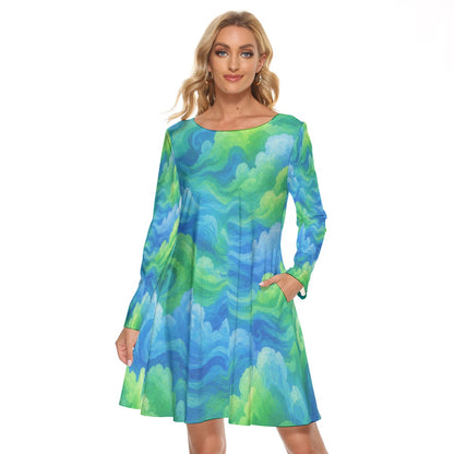 Women's Crew Neck Dress by O’Nimbus