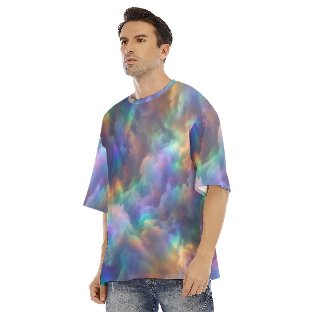 Men's Drop Shoulder T-shirt With Short Sleeve