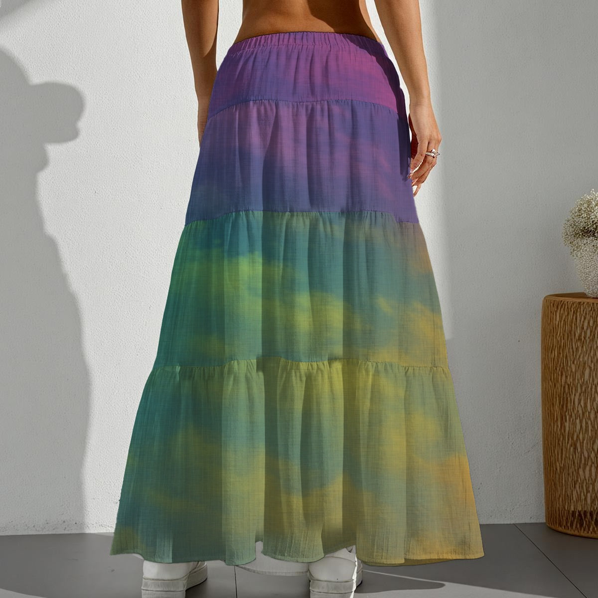 Women's Pleated Long Skirt