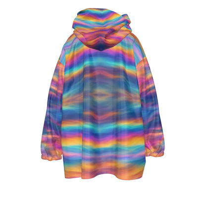 Unisex Kid's Sherpa Fleece Hoodie Blanket