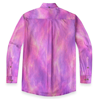 Men's Casual Lapel Long Sleeve Shirt|125GSM Cotton