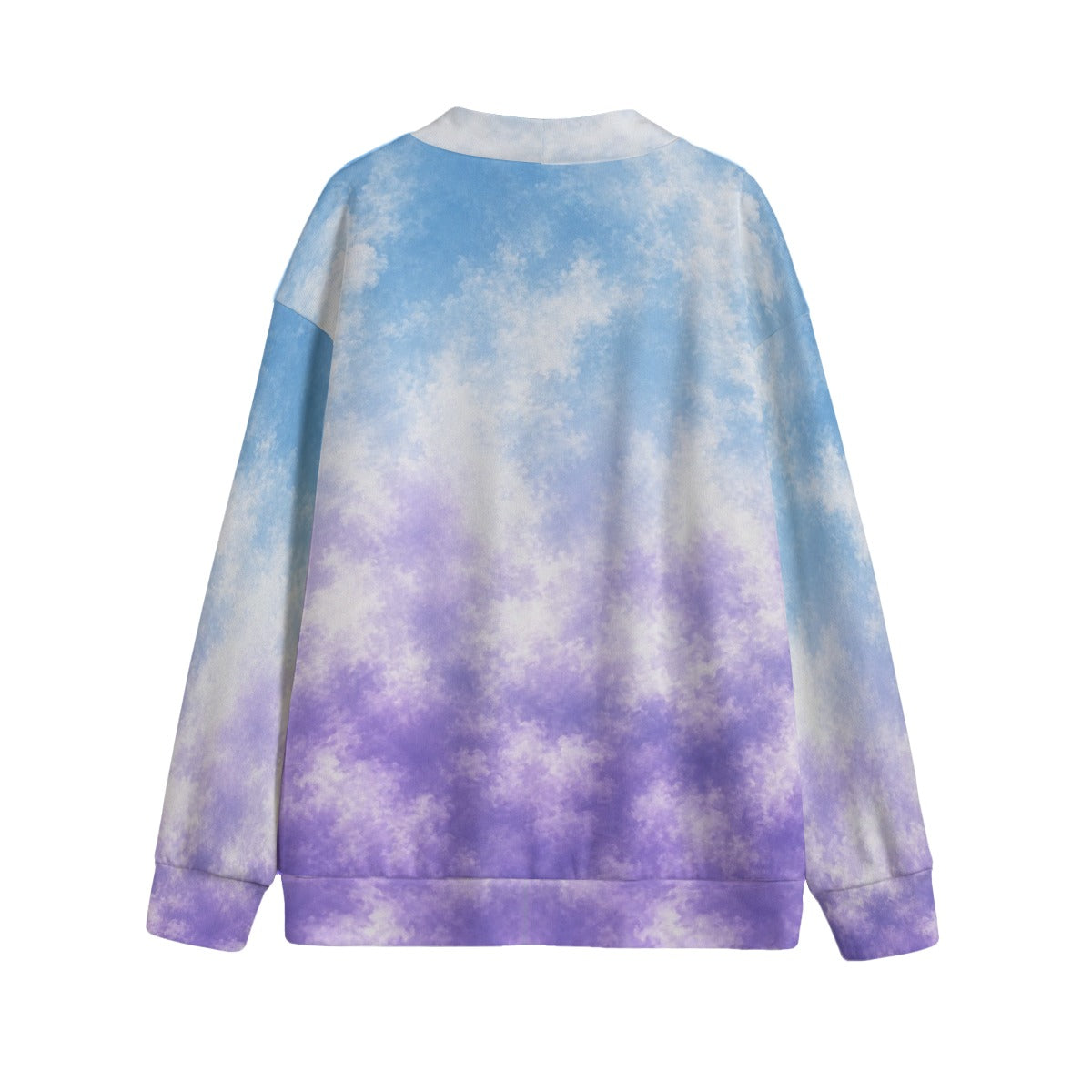Unisex V-Neck Knitted-Fleece Button Cardigan - view 2