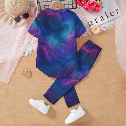 Unisex Kids' Casual Top and Pants Set